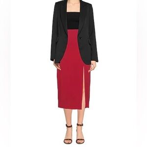 Valentino Crepe Pencil Skirt